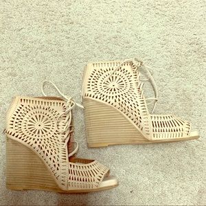 Jeffrey Campbell Lace Up Wedge